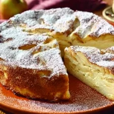 Gâteau flan aux pommes