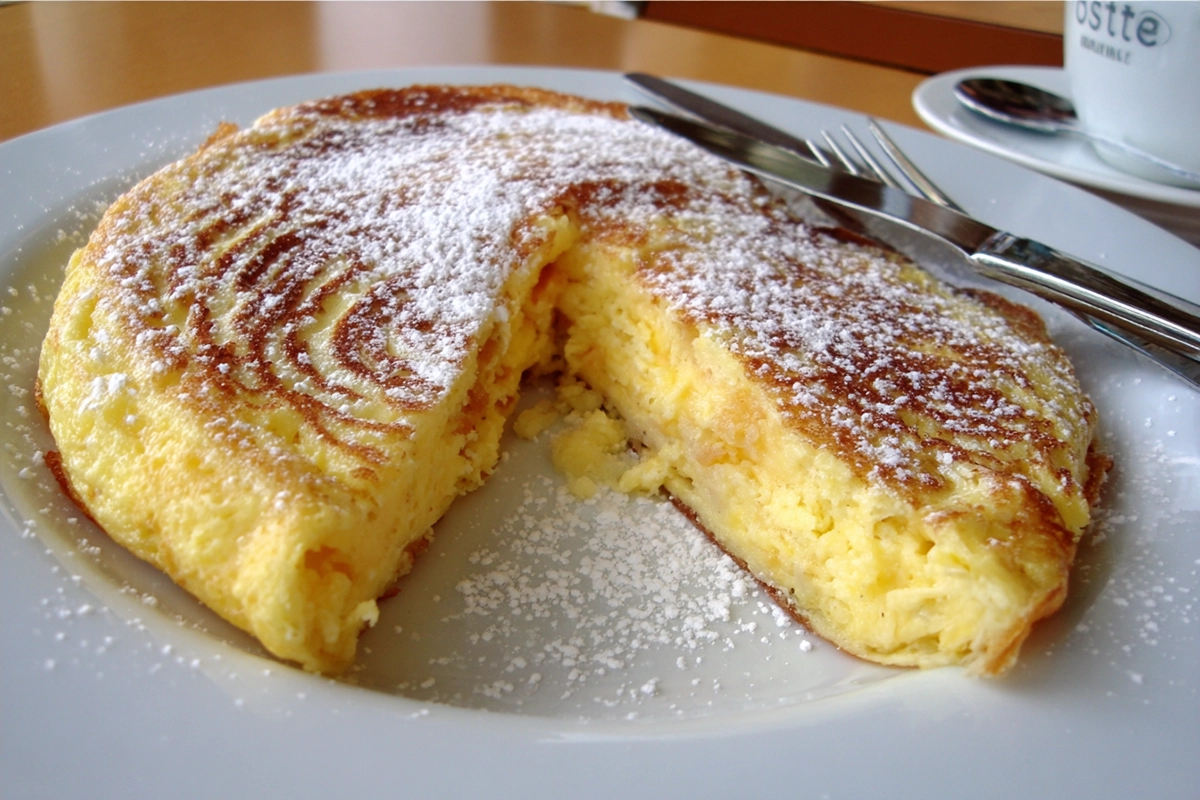 gâteau aux pommes à la poêle