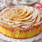 Gâteau aux pommes peu caloriqu