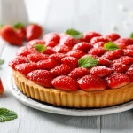 tarte aux fraises