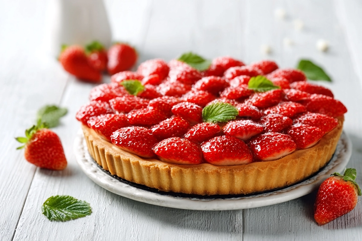 tarte aux fraises