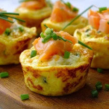Mini-cakes poireaux saumon