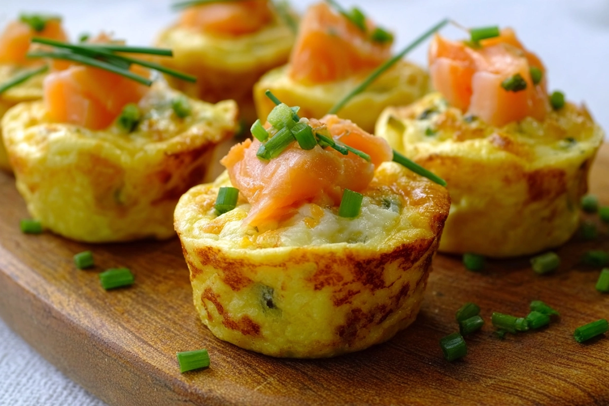 mini-cakes poireaux saumon