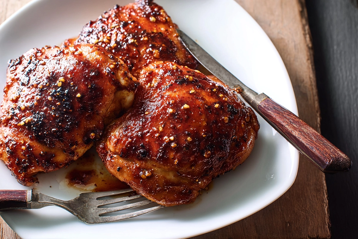 Poulet au miel et à la moutard