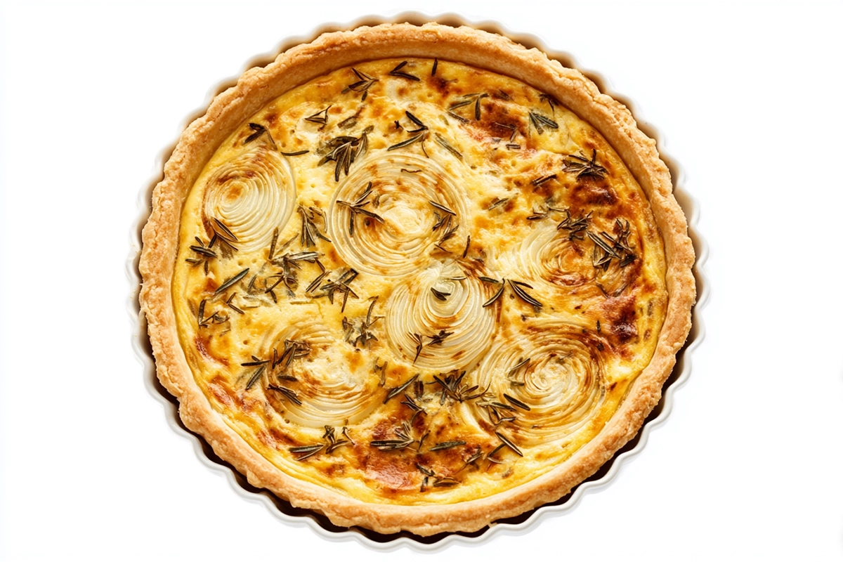 quiche oignons chèvre miel