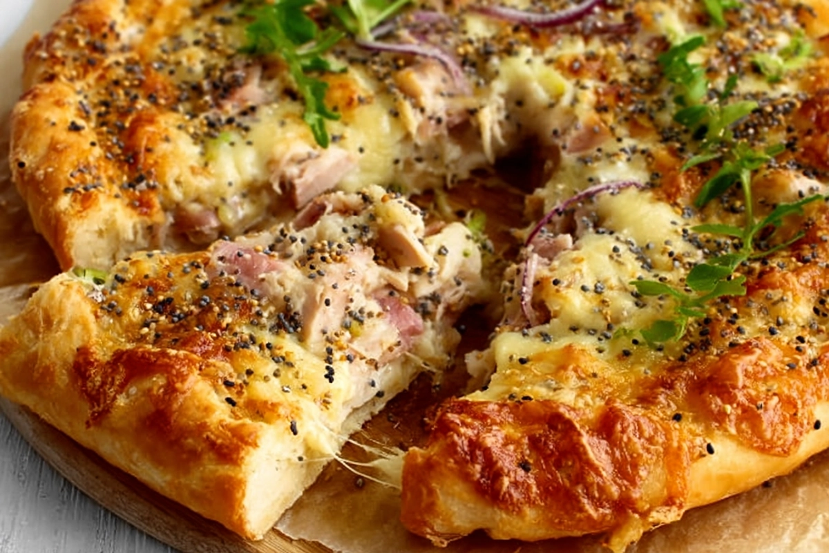 Quiche poireaux et tho