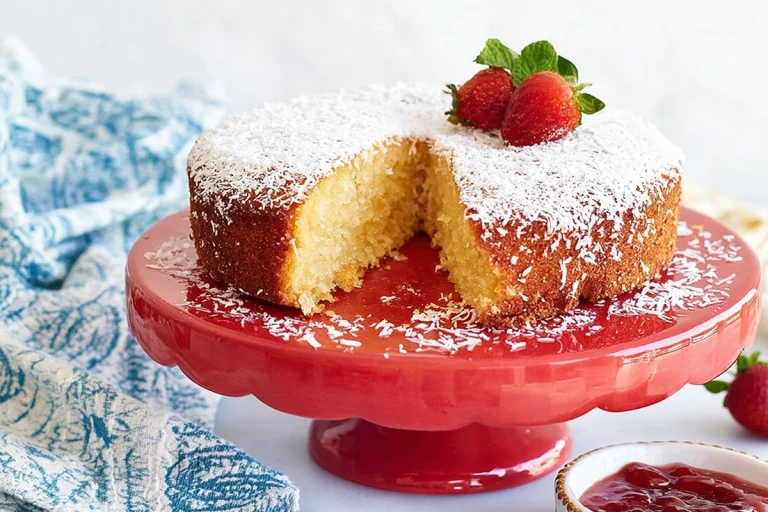 gâteau noix de coco moelleux