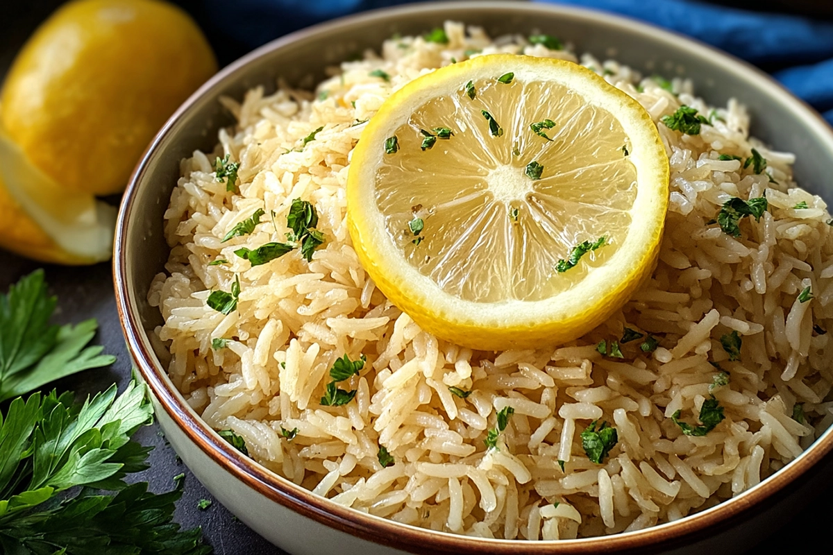 Riz parfumé à la grecqu
