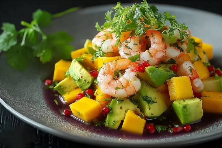 Salade avocat crevettes