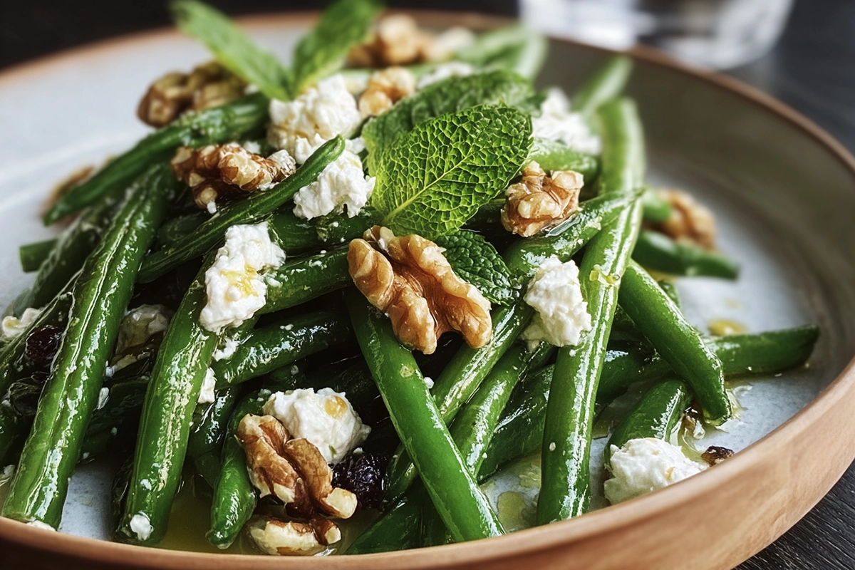 salade haricots verts feta