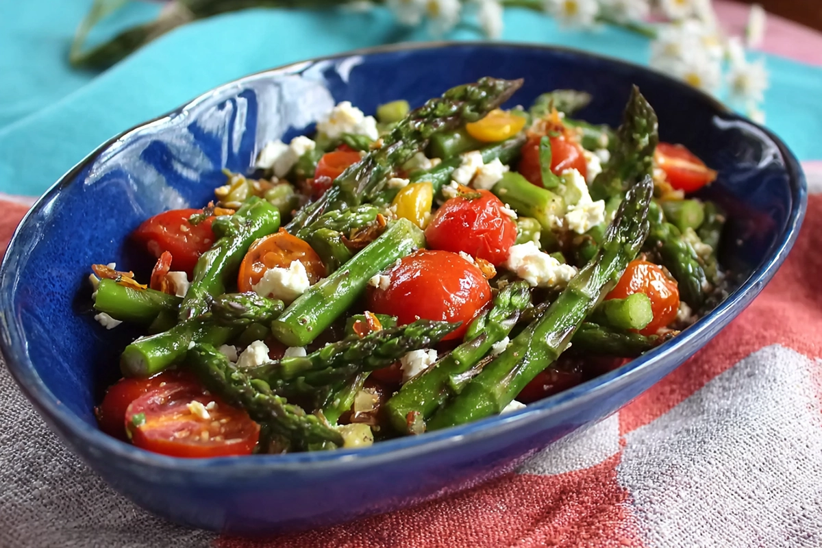 Salade aux asperges super gourmand