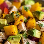 salade poulet mangue avocat