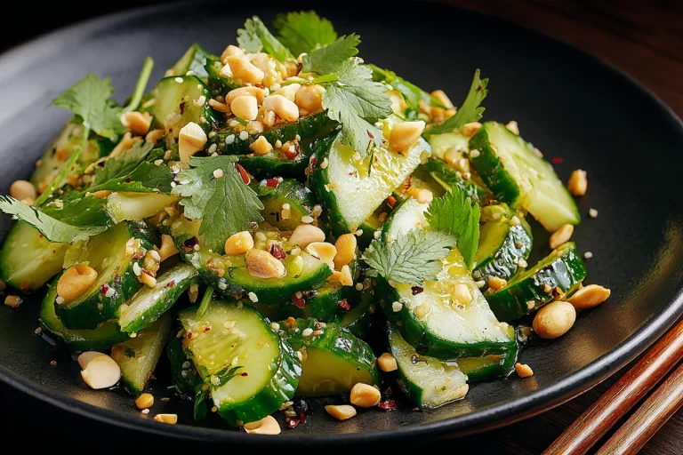 salade de concombre asiatique
