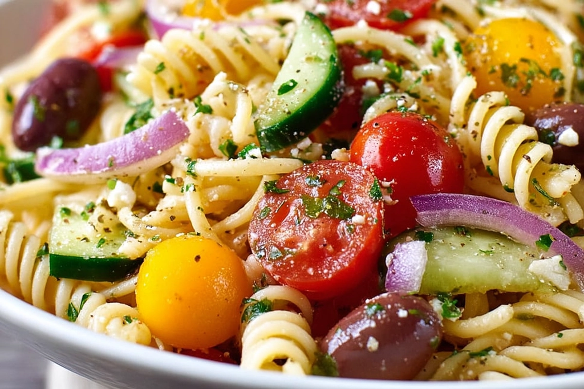 Salade de pâtes à l’italienn