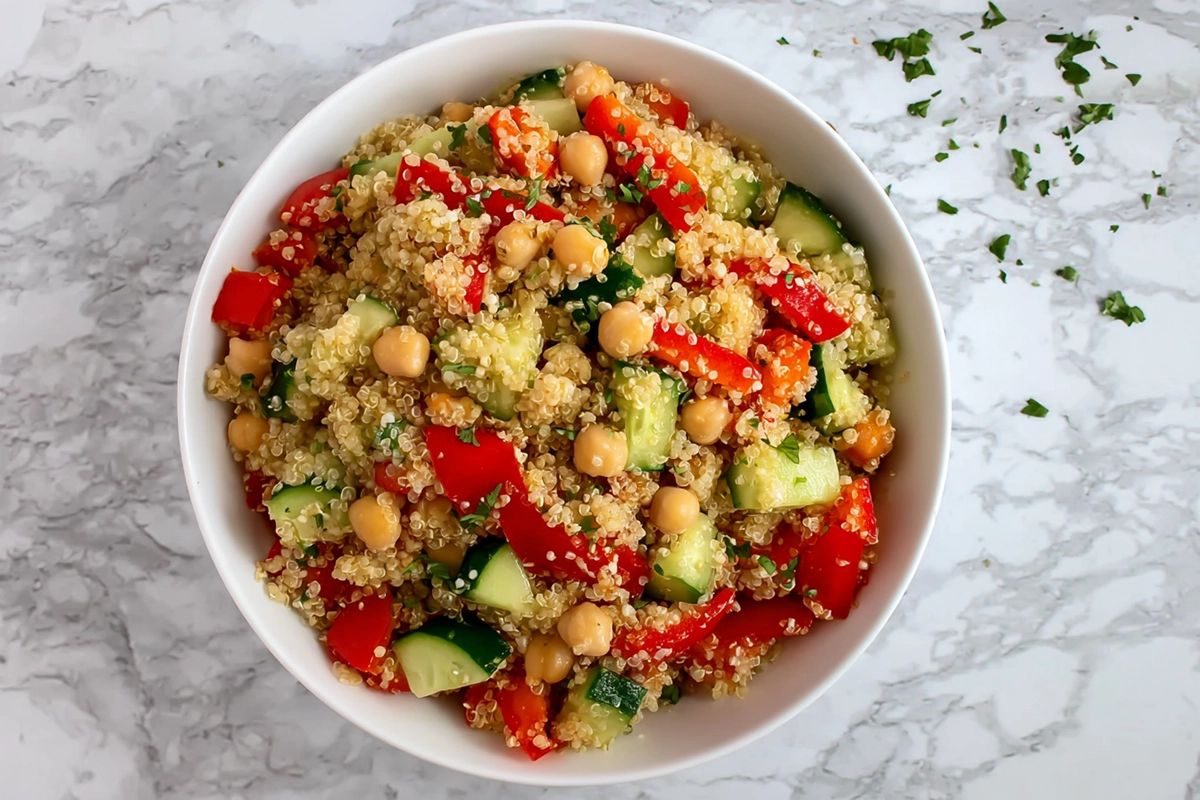 Salade de quinoa et pois chiche