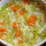 Soupe mange graisse au chou
