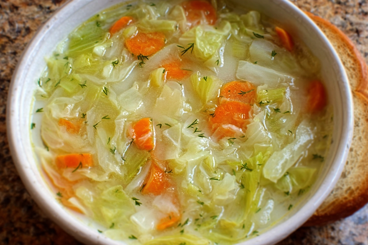 Soupe mange graisse au chou