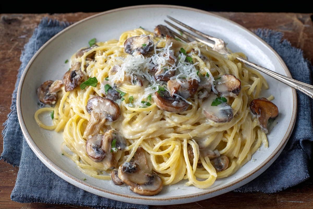 Spaghetti Alla Carbonara Ai Fungh