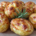 bouchées au lardons et au comté