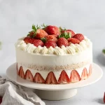 chiffon cake aux fraises