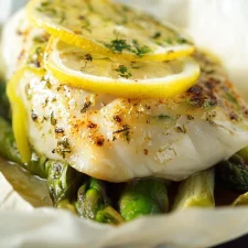 Filet de cabillaud sauce citron