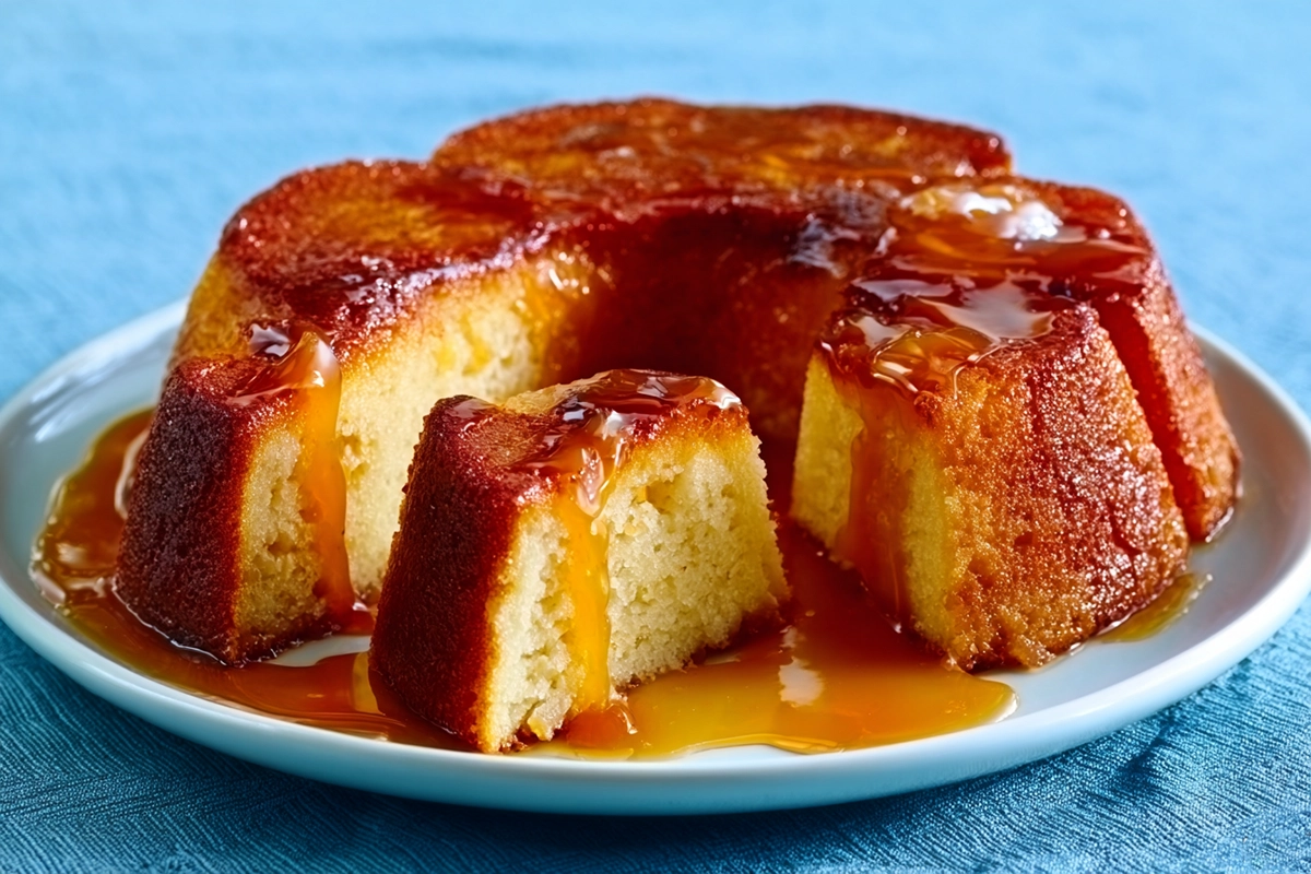 gâteau de semoule au rhum