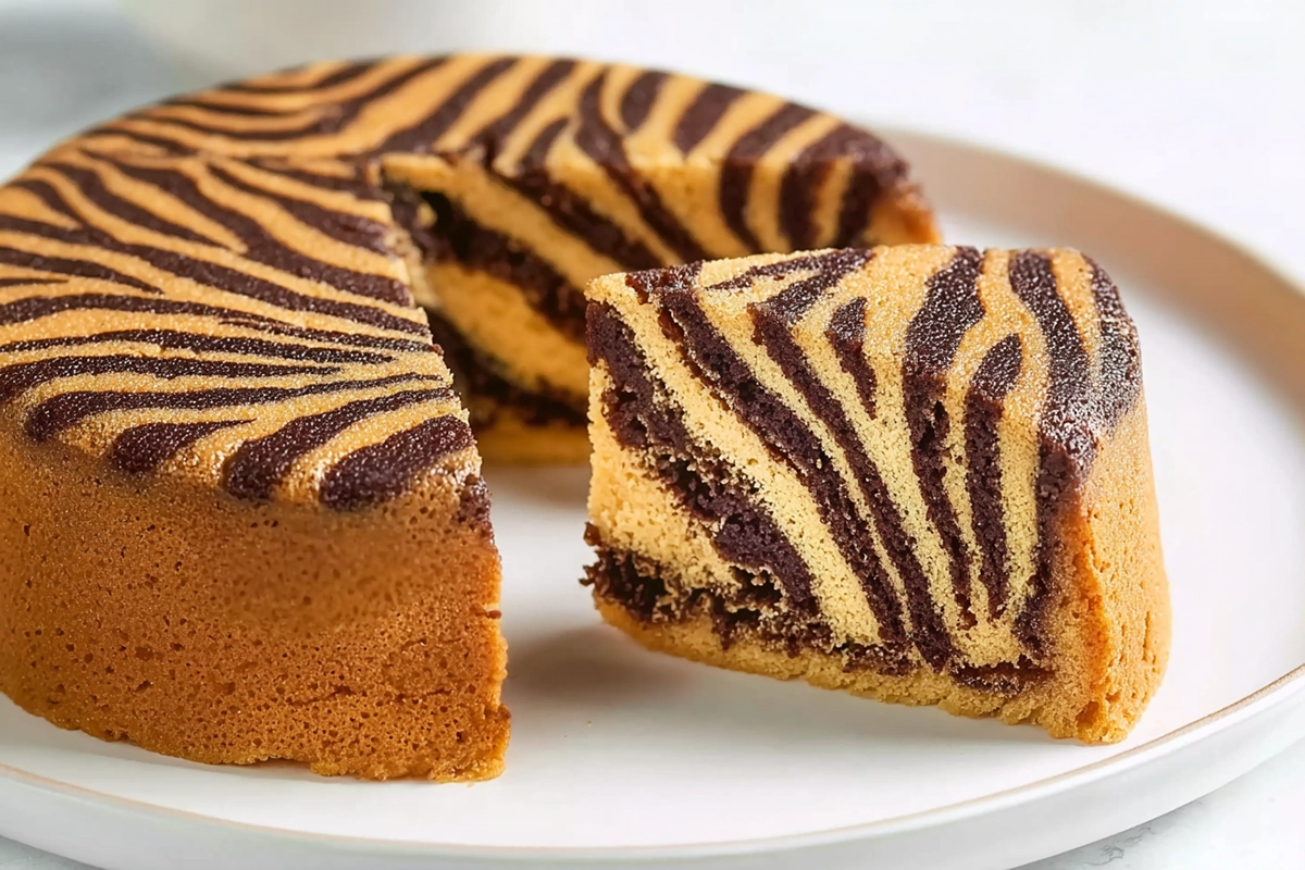 gâteau zébr