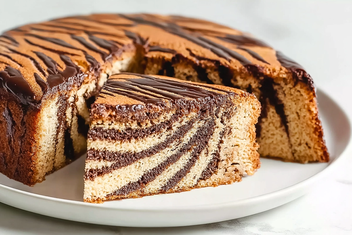 gâteau zébré