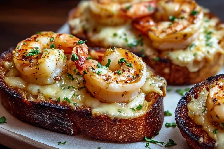 pain à l’ail aux crevettes