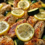 poulet courgettes citron