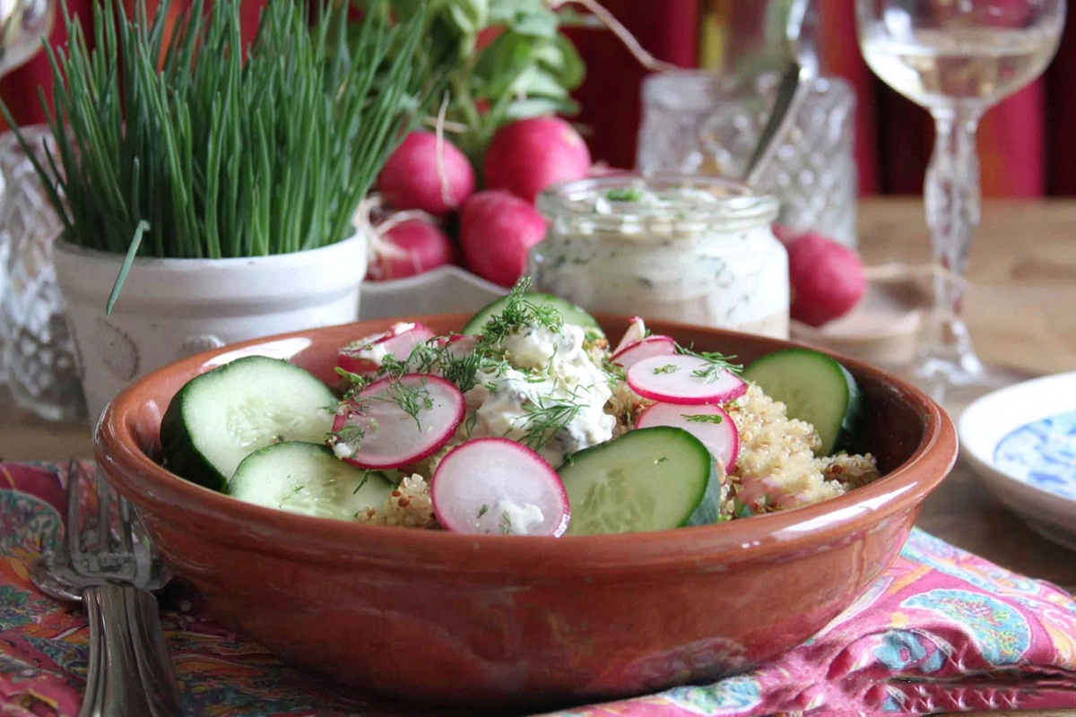 salade de concombre
