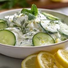 Salade de concombre au yaourt