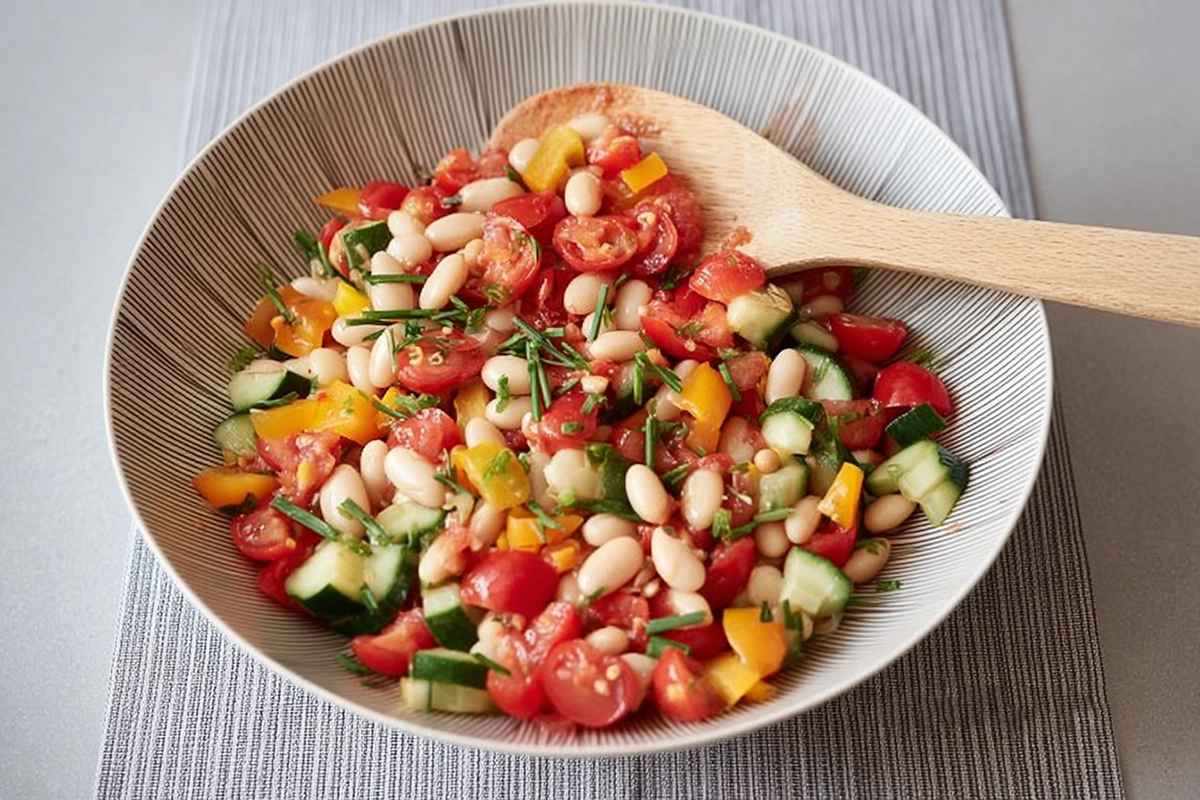 salade de haricots blanc