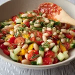 salade de haricots blancs
