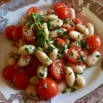 salade de haricots blancs à la libanaise