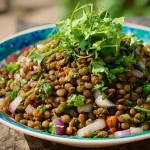 salade de lentilles à l’orientale