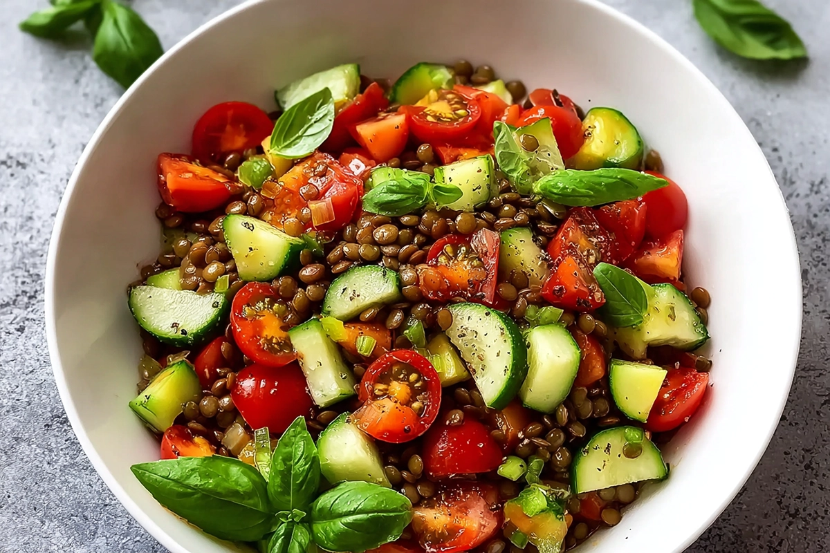 salade de lentilles