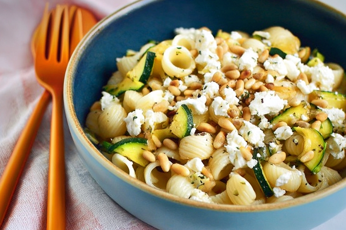 salade de pâtes courgette