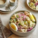 Salade de pommes de terre au thon