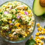 salade de poulet et avocat