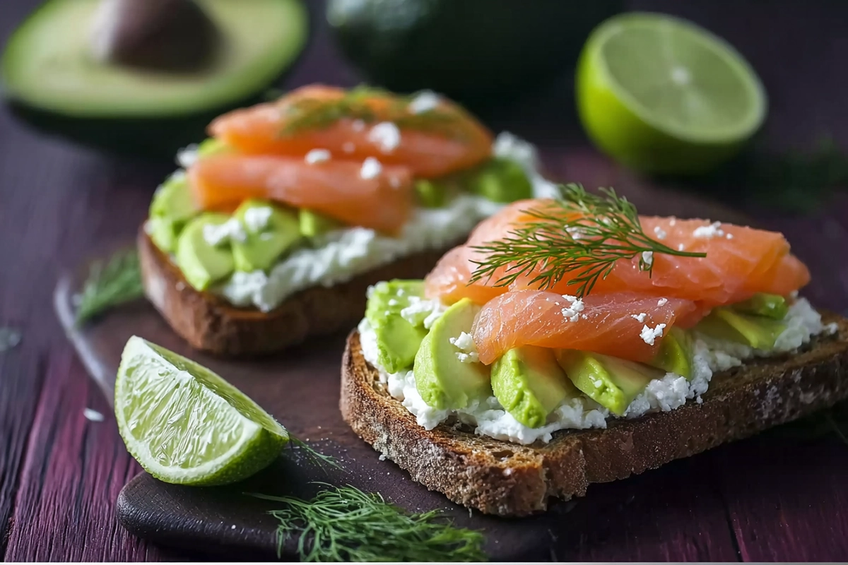 tartine avocat saumo