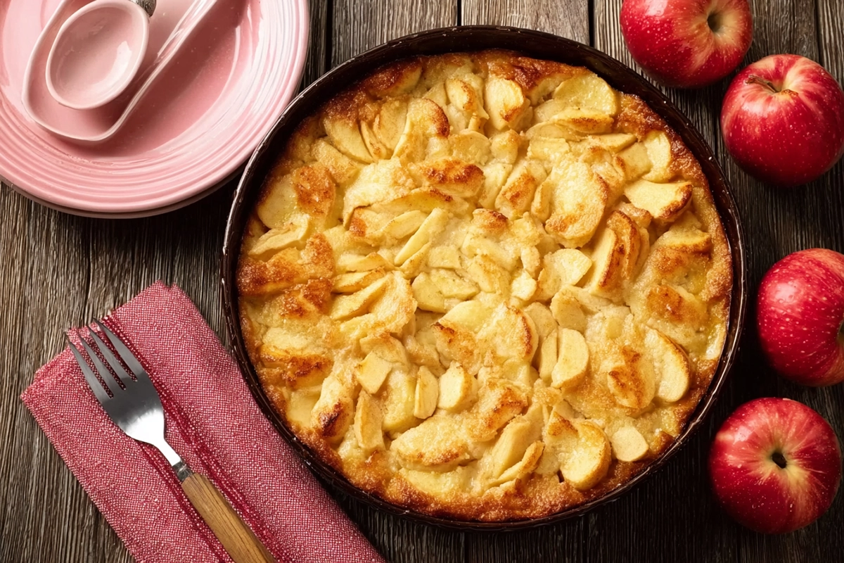 Clafoutis aux pommes de ma grand-mè