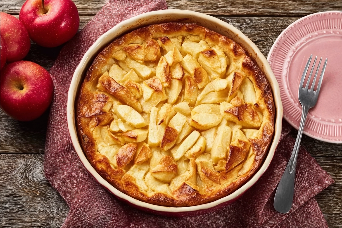 clafoutis aux pommes
