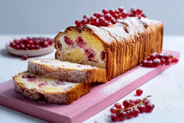 Gâteau au Yaourt et aux Groseilles