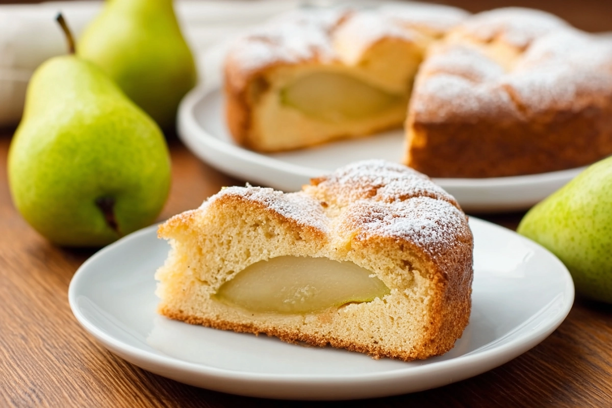 Gâteau aux poires fait maiso