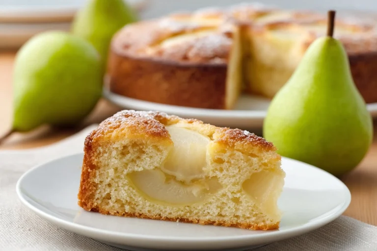 gâteau aux poires