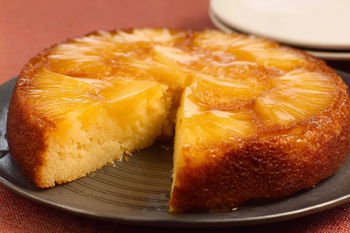 Gâteau fondant aux poires