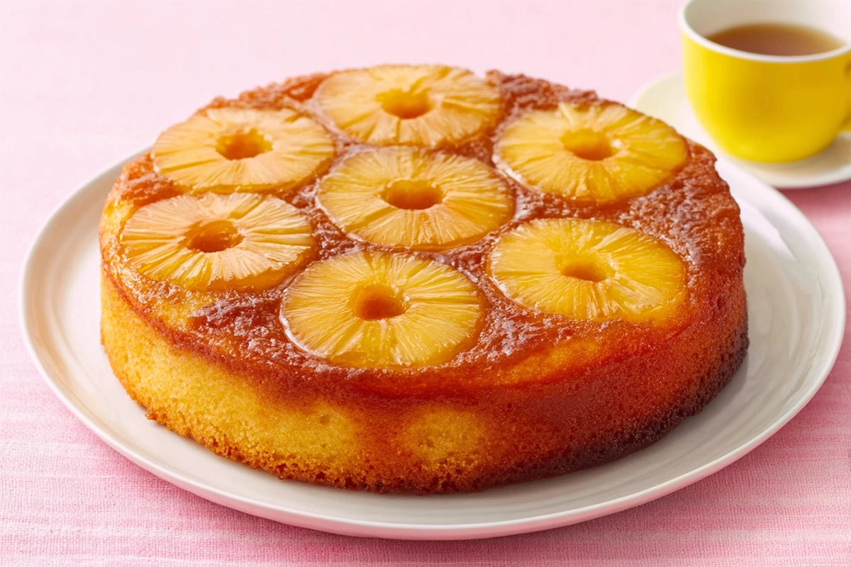 Gâteau renversé à l'anana