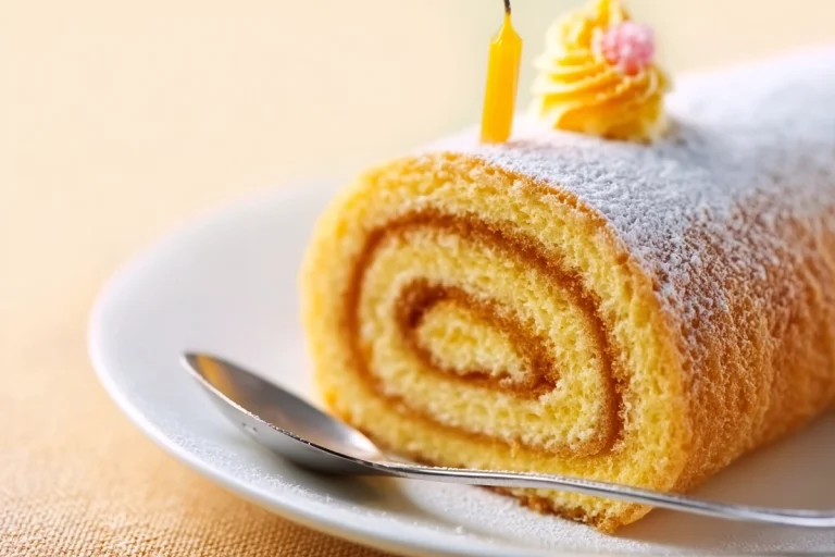 gâteau roulé à la confiture