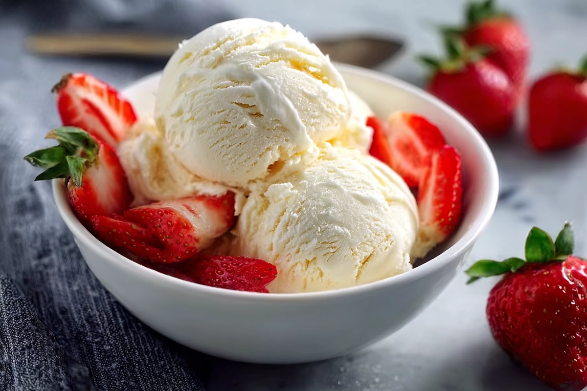 Glace au yaourt grecque sans sucr